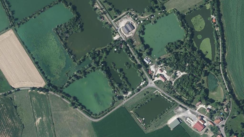 Vue aérienne de Sablières la Champagne
