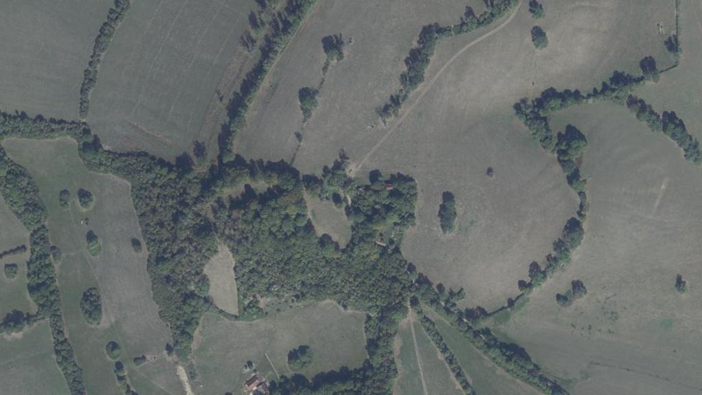 Vue aérienne de Saint-Beury