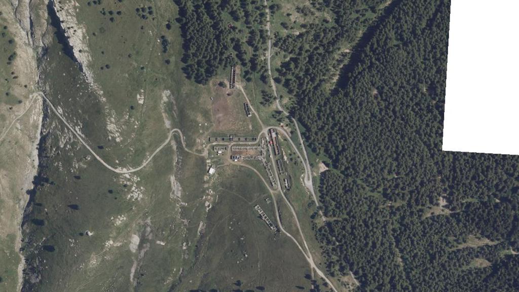 Vue aérienne des environs de Saorge