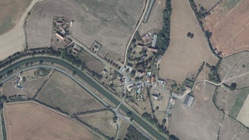 Vue aérienne de Secteur de pêche d'Avril-sur-Loire