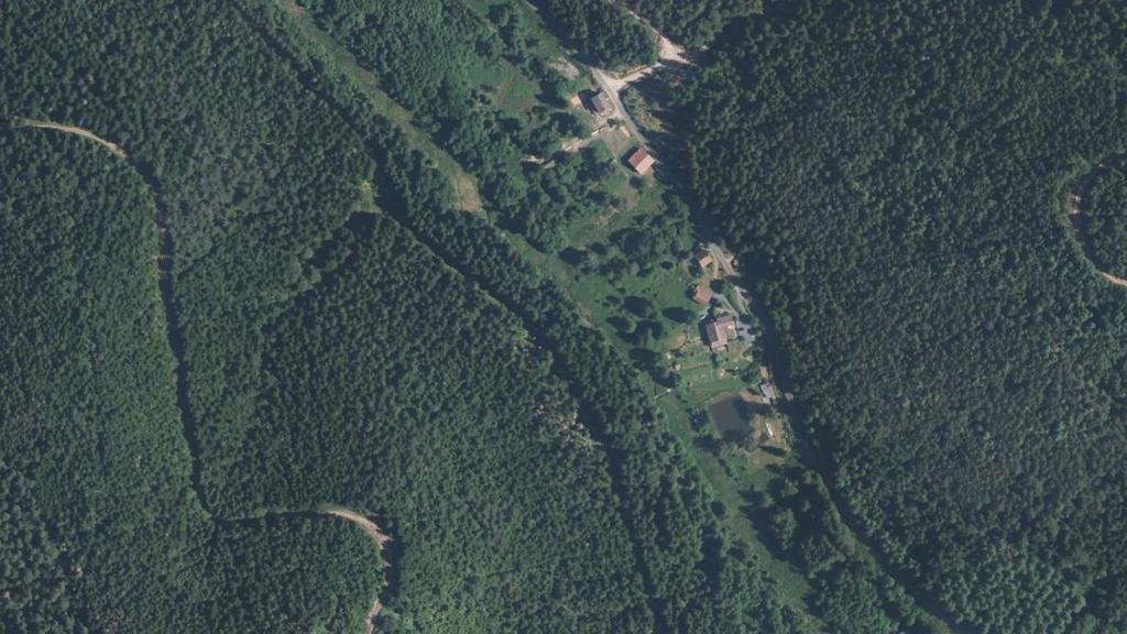 Vue aérienne de Secteur de pêche de Bois-de-Champ