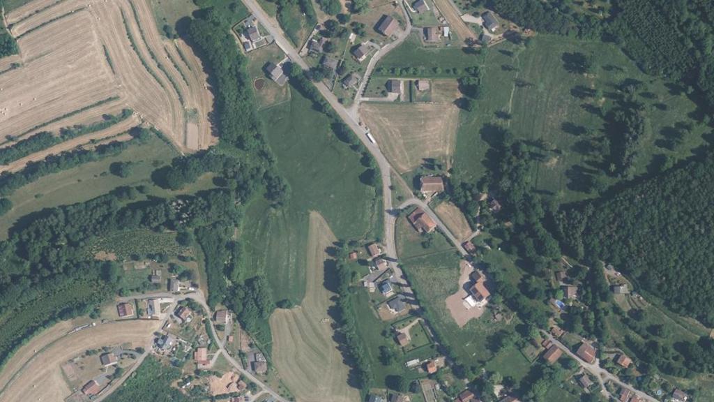 Vue aérienne de Secteur de pêche de Coinches
