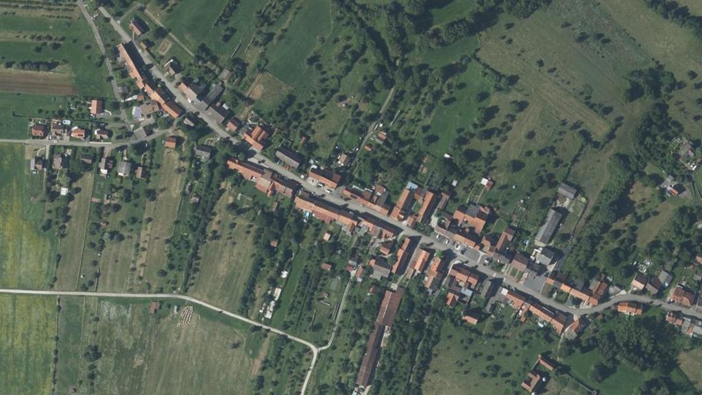 Vue aérienne de Secteur de pêche de Diedendorf