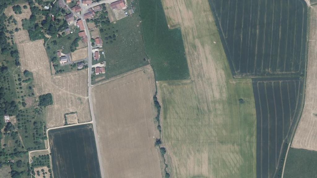 Vue aérienne des environs de Dolaincourt