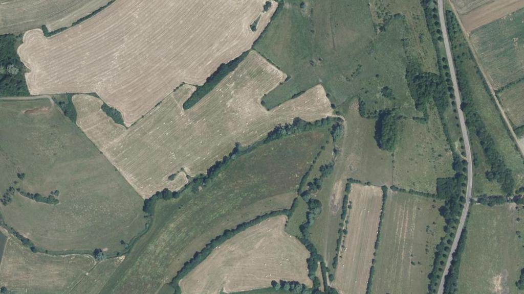 Vue aérienne de Secteur de pêche de Domvallier