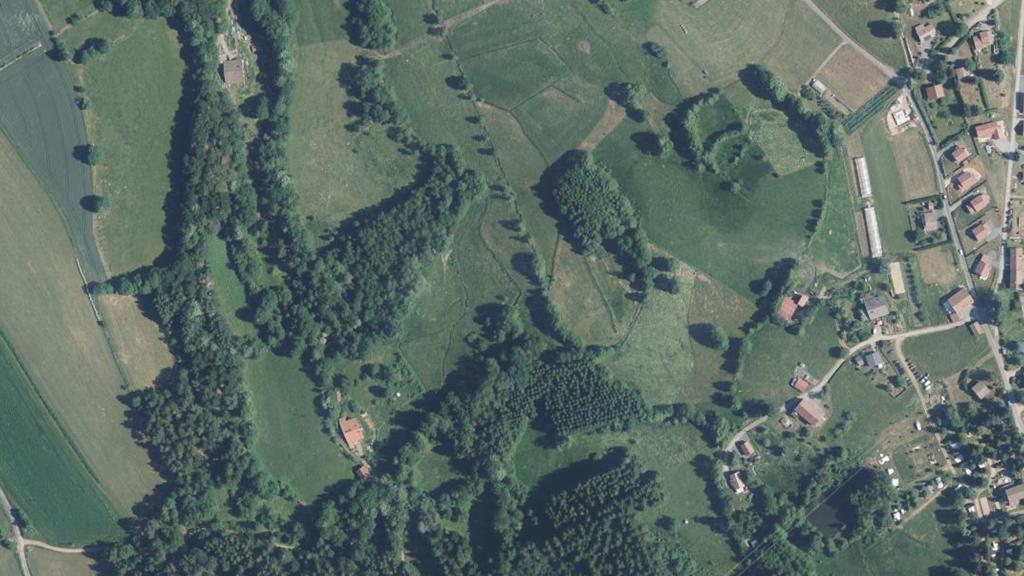Vue aérienne de Secteur de pêche de Gerbépal