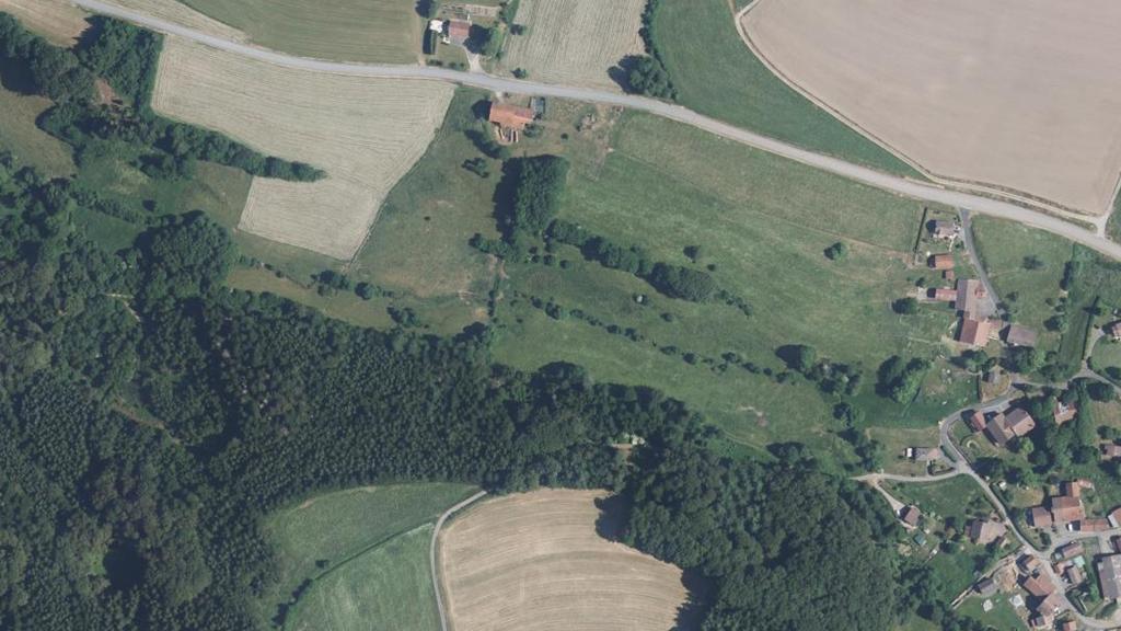 Vue aérienne de Secteur de pêche de La Chapelle-devant-Bruyères