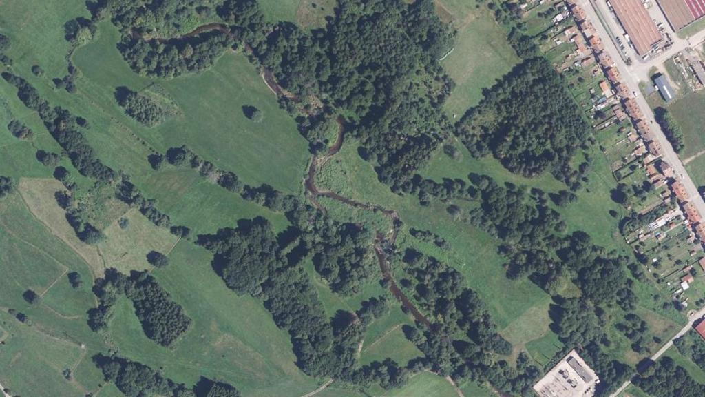 Vue aérienne de Secteur de pêche de Laveline-devant-Bruyères