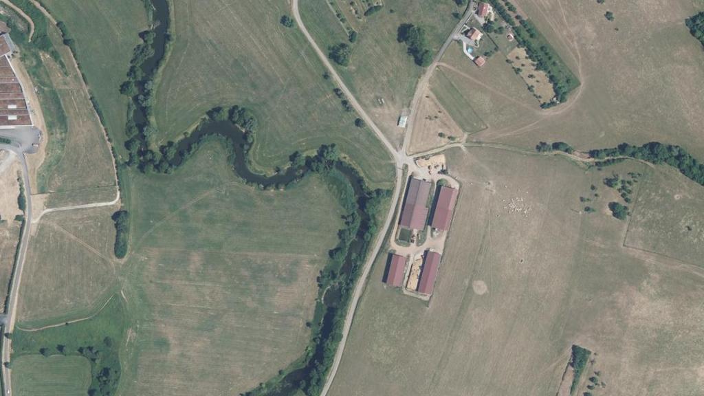 Vue aérienne de Secteur de pêche de Mazirot