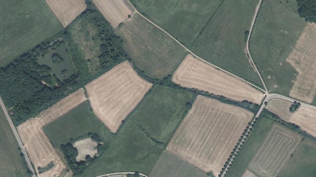 Vue aérienne des environs de Médonville