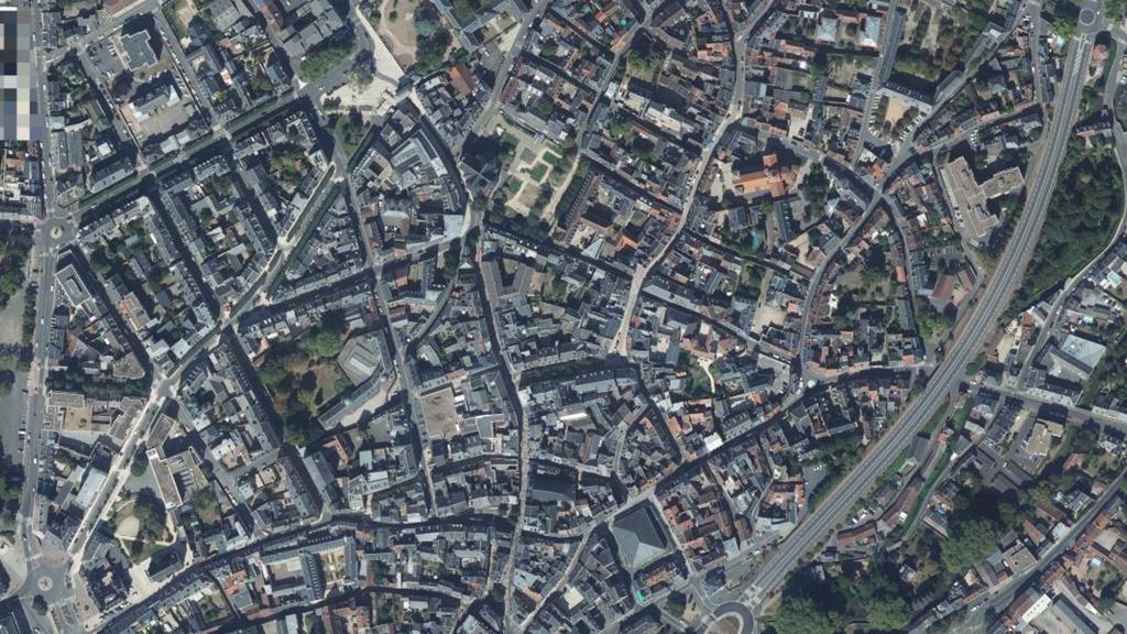 Vue aérienne de Secteur de pêche de Nevers