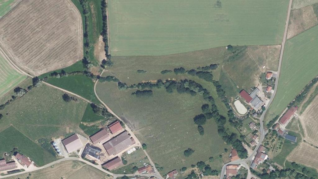 Vue aérienne de Secteur de pêche de Puzieux
