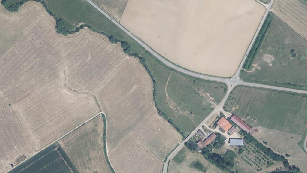 Vue aérienne des environs de Removille