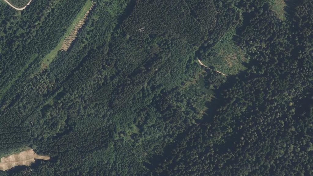 Vue aérienne de Secteur de pêche de Saales