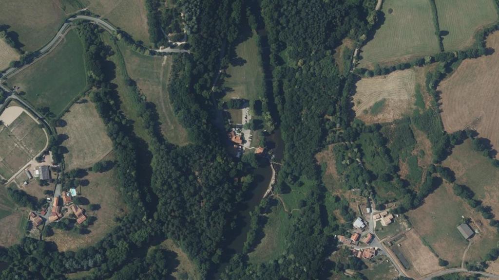 Vue aérienne de Secteur de pêche de Saint-Malô-du-Bois