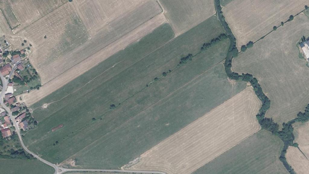 Vue aérienne des environs de Vouxey