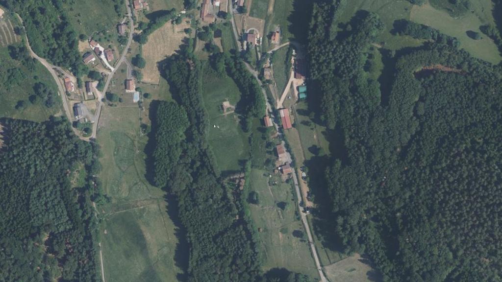 Vue aérienne de Secteur de pêche de Xamontarupt