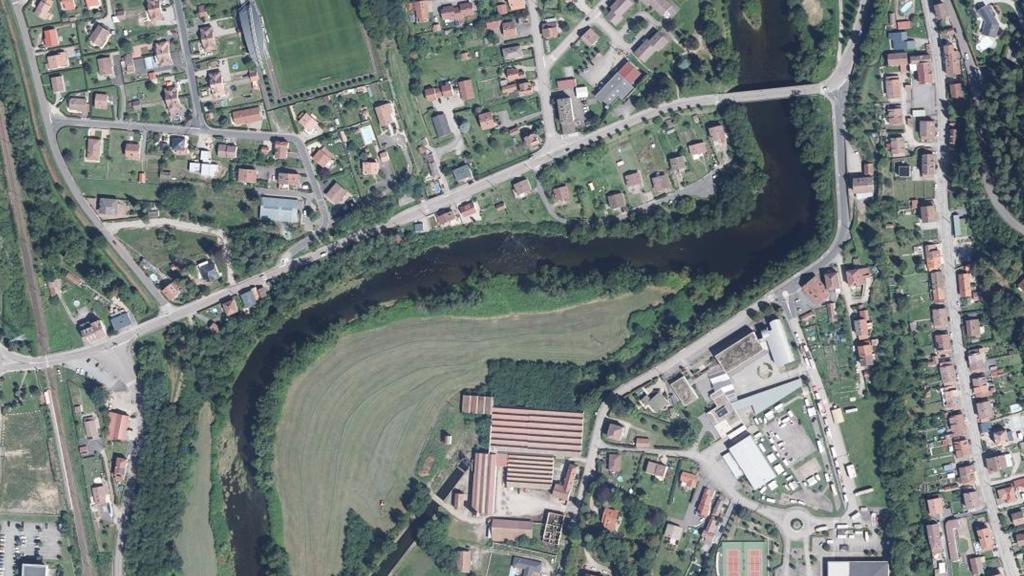 Vue aérienne de Secteur de pêche d'Éloyes