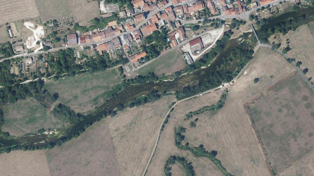 Vue aérienne de Secteur de pêche d'Ourches-sur-Meuse