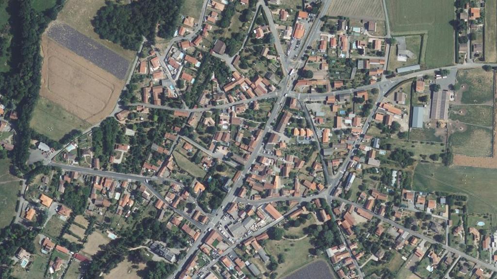 Vue aérienne de Secteur de pêche du Cheix-sur-Morge