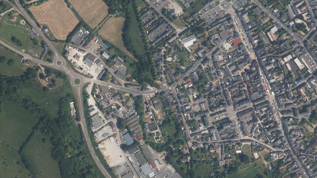 Vue aérienne de Seuil des sept Vannes