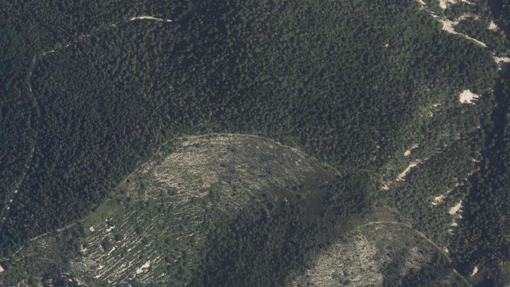 Vue aérienne de St Sauveur