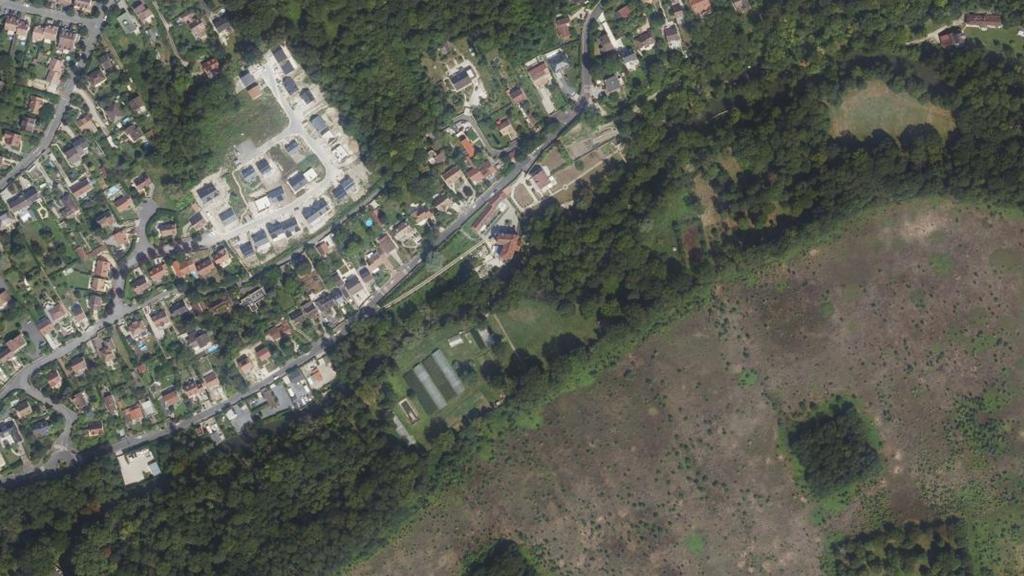 Vue aérienne de Val d'Yerres