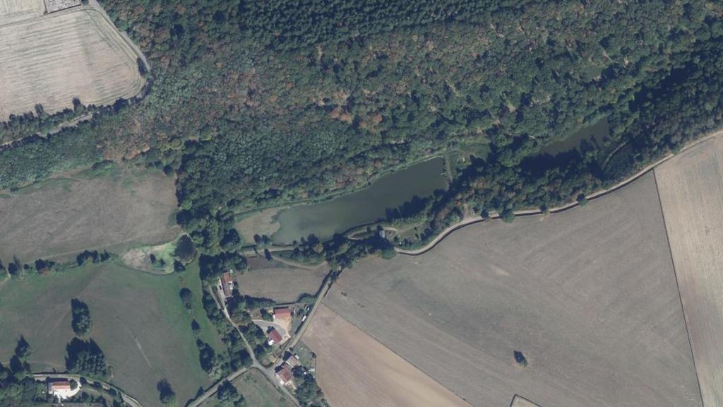 Vue aérienne des environs de Le Val-Larrey