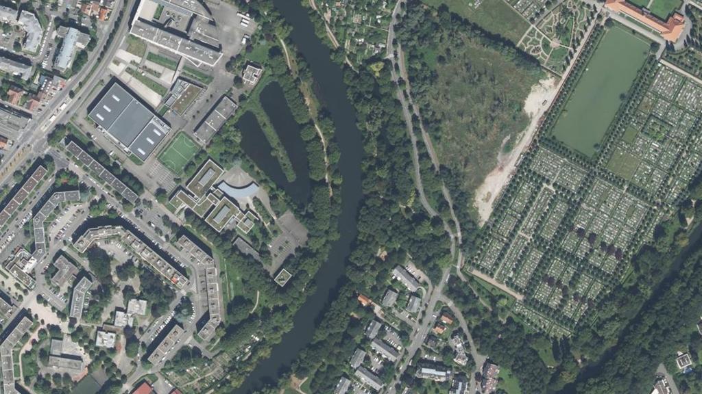 Vue aérienne de Ziegelgraben