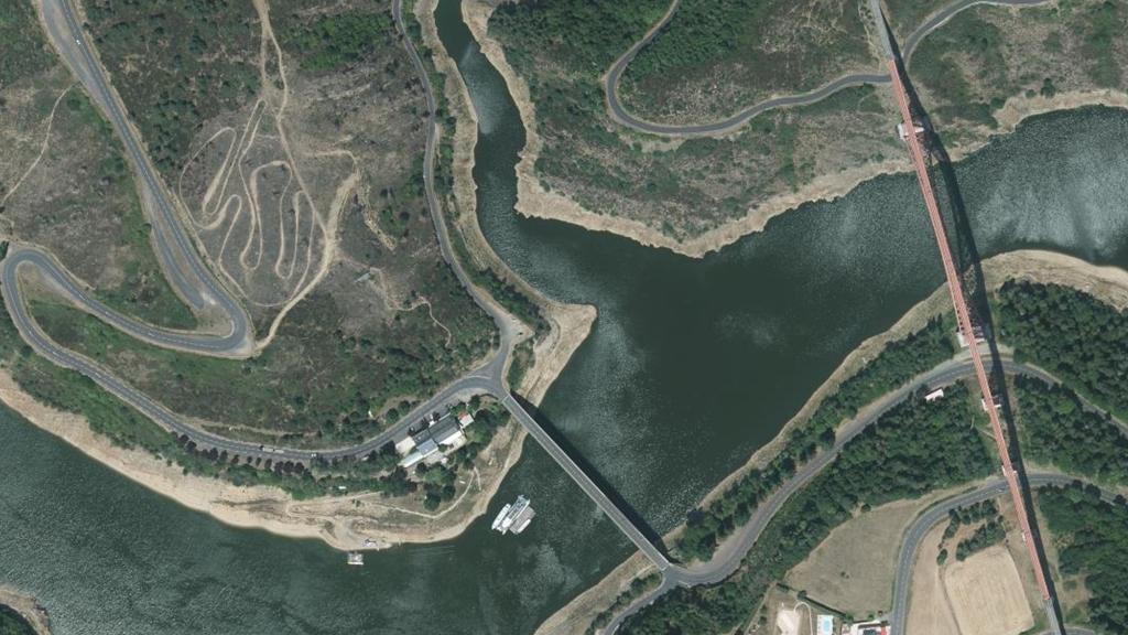 Vue aérienne de Zone du Pont de Garabit