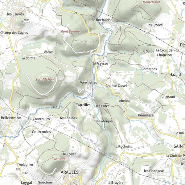 Plan cartographique de 14 Ruisseau de Bellecombe