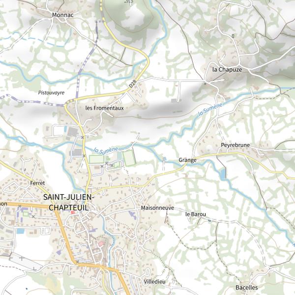 Plan cartographique de 6 Ruisseau le Neyzac