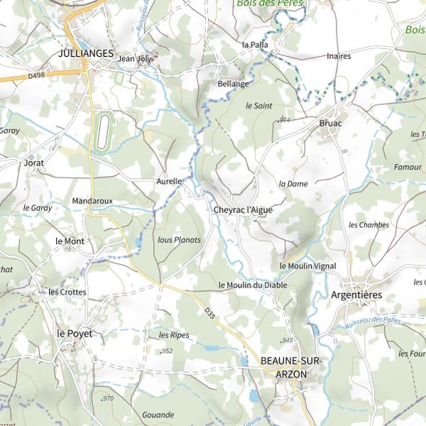 Plan cartographique de 9 Arzon