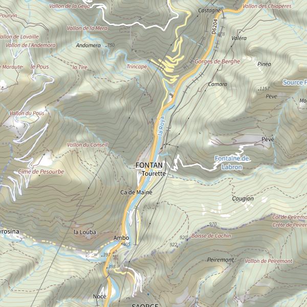 Plan cartographique de A L'etape
