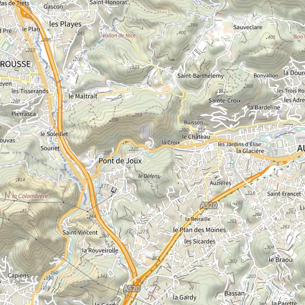 Plan cartographique de Amicale de la Fario