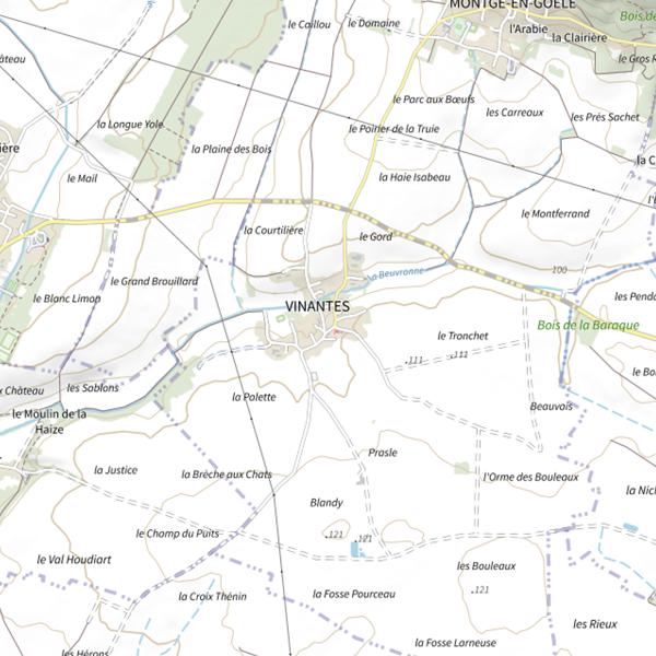 Plan cartographique de Amicale des Pêcheurs du Crédit-Lyonnais