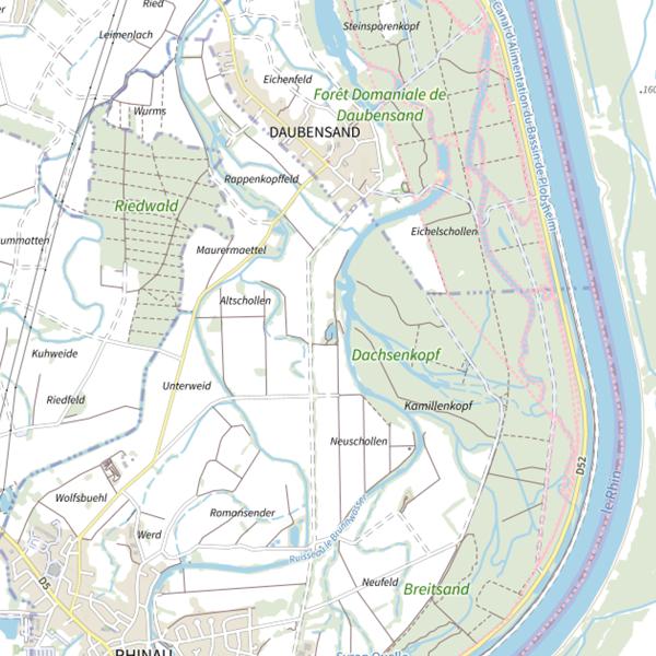 Plan cartographique de Ancienne Gravière