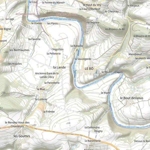 Plan cartographique de Ancienne usine