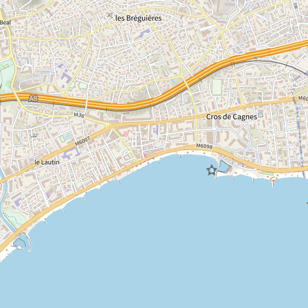 Plan cartographique de Ancre d'Or