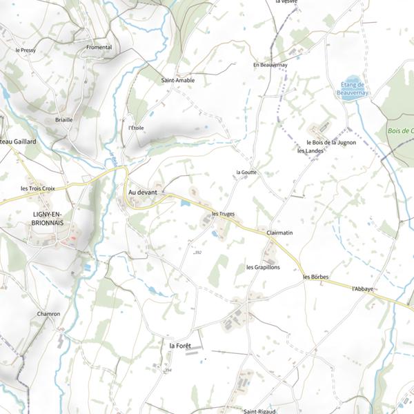 Plan cartographique de Aquadev