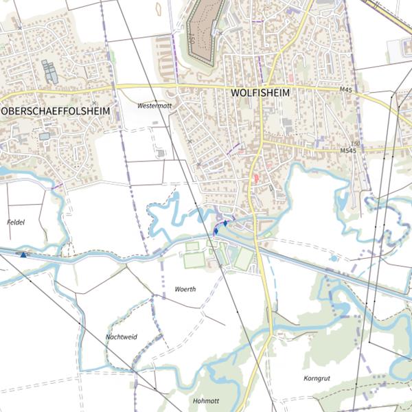 Plan cartographique de Atelier Pêche et Nature fédéral