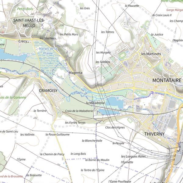 Plan cartographique de Atelier Pêche Nature