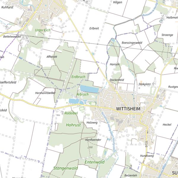 Plan cartographique de Baggerloch