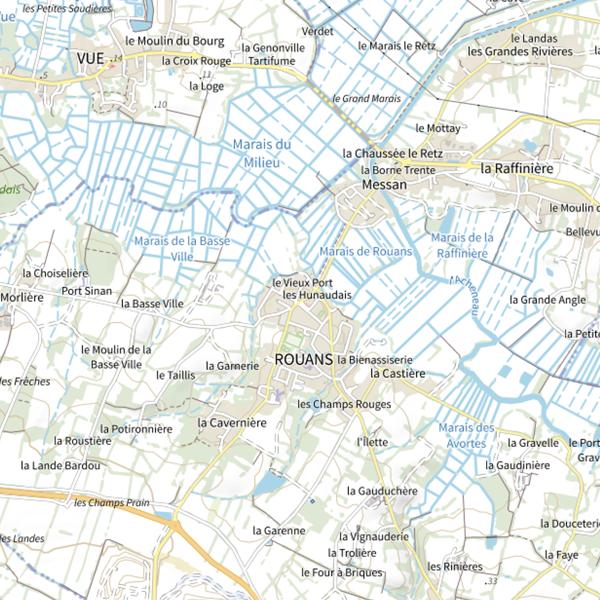 Plan cartographique de Bar La bonne grappe