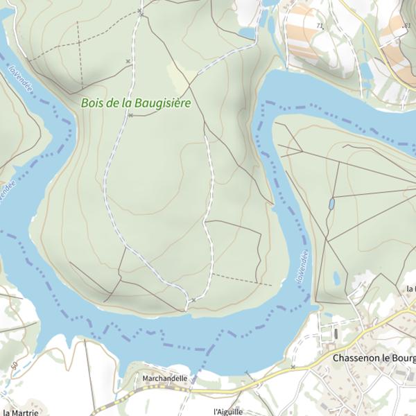 Plan cartographique de Barrage d'Albert