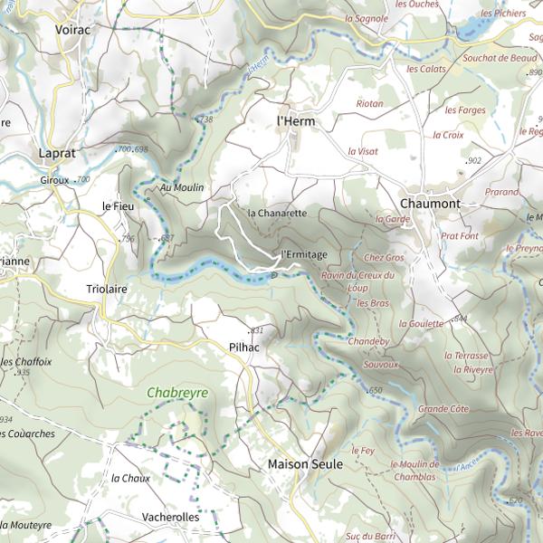 Plan cartographique de Barrage de Passouira