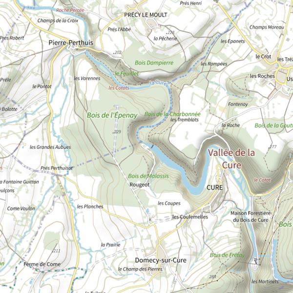 Plan cartographique de Bassin de Malassis