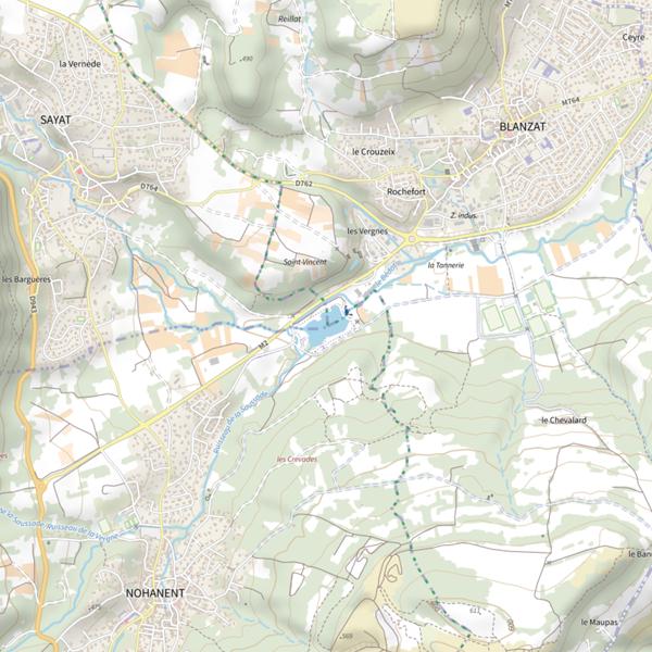 Plan cartographique de Bassin d'Orage de la Vallée du Bédat