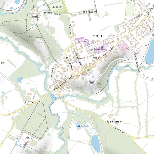Plan cartographique de Beaufreton Sébastien