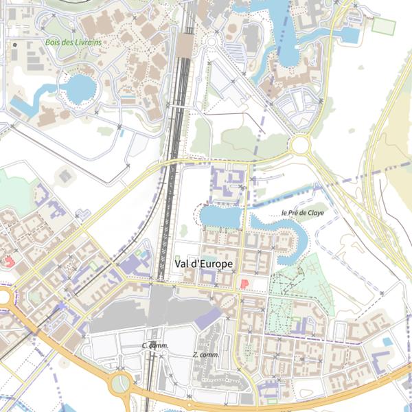 Plan cartographique de Bep